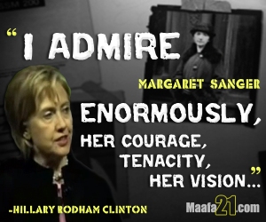 Hillary clintonMargaret Sanger