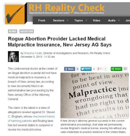 RH Reality ROGUE Abortionist