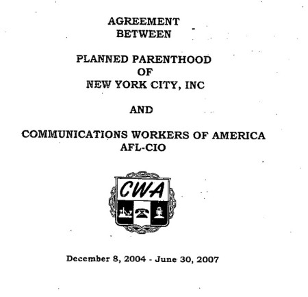 Planned Parenthood AFLCIO 2004 thru 2007
