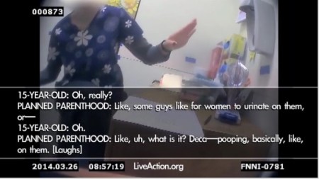 Planned Parenthood urinate pooping