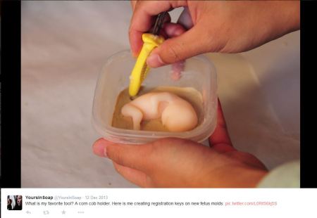 Fetus molds for Fetus Soap