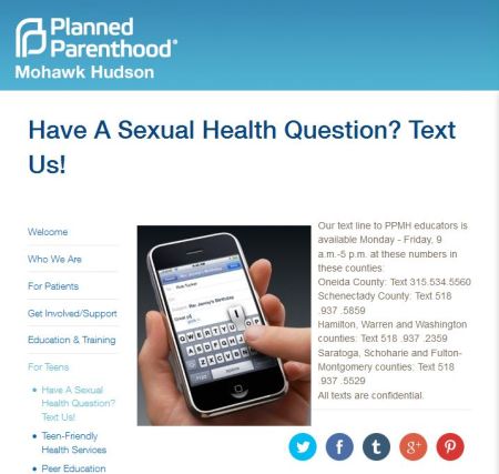 Planned Parenthood tExt 2