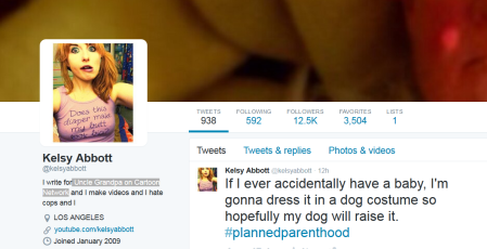 Kelsey Abbott Planned Parenthood twitter